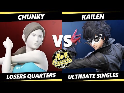 4o4 Smash Night 51 Losers Quarters - Chunky (Wii Fit Trainer) Vs. Kailen (Joker) SSBU Ultimate