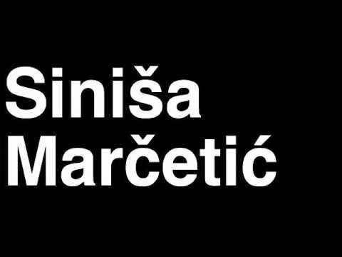 How to Pronounce Sinisa Marcetic FK Borac Banja Luka Football Goal Penalty Kick Yellow Red Card