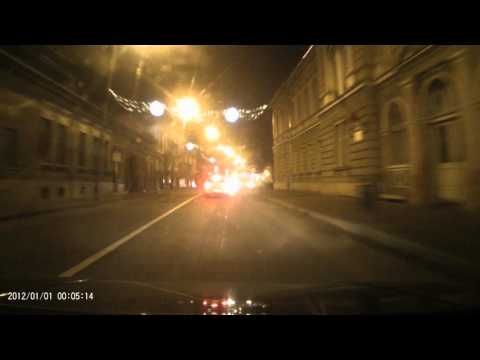 Lugoj Christmas Driving Through the City