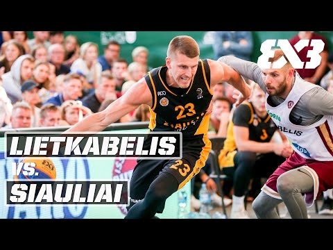 Lietkabelis vs Siauliai (3rd Place Game) | FIBA 3x3 Hoptrans - Final