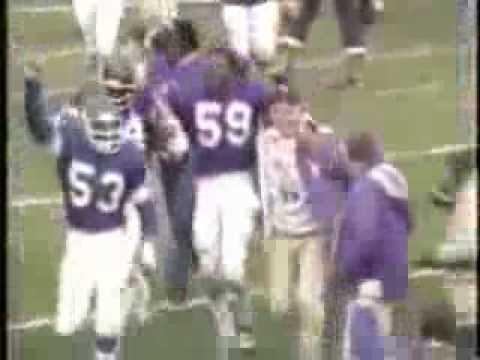 Vikings vs Browns (1980) Tommy Kramer last second hail mary to Ahmad Rashad for the win!