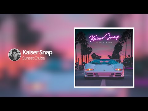 "Sunset Cruise" by Kaiser Snap (Visualizer with Lyrics)