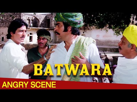 जब विनोद खन्ना को आया गुस्सा देखिये फिर क्या हुआ आगे | बटवारा हिंदी एक्शन फिल्म |Batwara Movie Scene