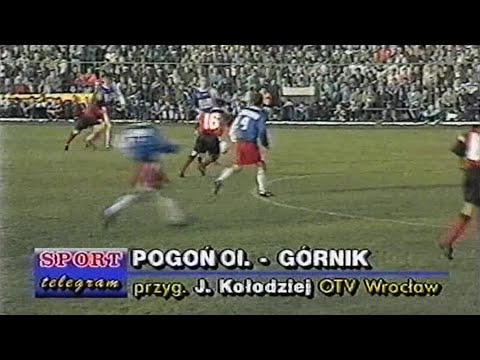 Pogoń Oleśnica - Górnik Zabrze 1:0 (10.04.1996) (Puchar Polski)
