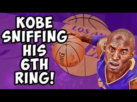 NBA 2K15 MyLeague Mode Ep.65 - Kobe Sniffs His 6th Ring! NBA Finals Game 4