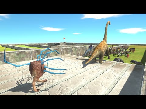 All Units Escape from Monster - Animal Revolt Battle Simulator