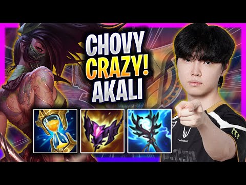 CHOVY CRAZY GAME WITH AKALI! - GEN Chovy Plays Akali MID vs Zoe! | Season 2025