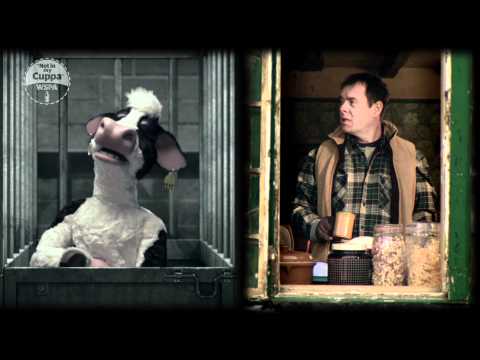 Kevin Eldon and puppet cow: a love story by Adam Miller creator of Mongrels