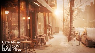 Snow Day Jazz Music - Slow Jazz Music in Winter Coffee Shop Ambience for Work, Study & Relax