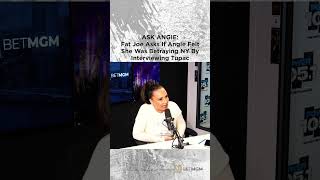ASK ANGIE: Fat Joe Asks Angie If She Felt She Was Betraying NY By Interviewing Tupac #Shorts