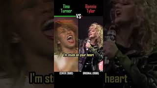 BONNIE TYLER vs TINA TURNER - The Best - #shorts #versus #music