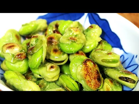 How to Make Fava Beans Peperoncino Easy Recipe|そら豆のレシピ