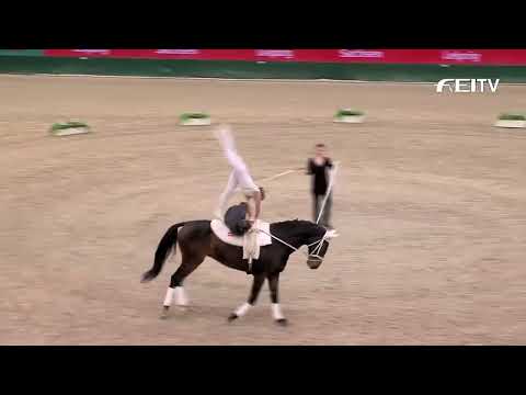 05 FEI World Cup™ Vaulting 2013 14 Leipzig   Pas de Deux Top 3 1