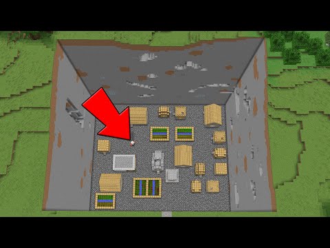 1000$ YERALTI KÖY - Minecraft