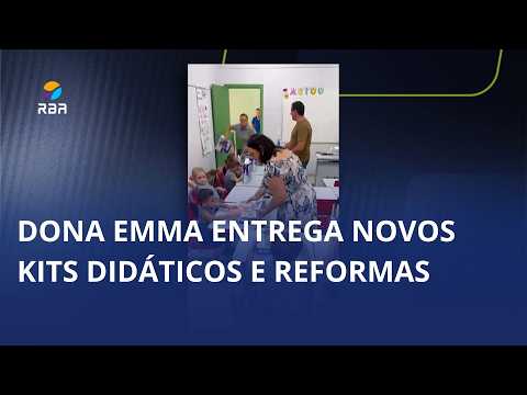 Ano letivo começa com novidades na rede municipal de Dona Emma