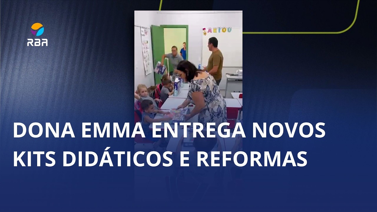 Ano letivo começa com novidades na rede municipal de Dona Emma