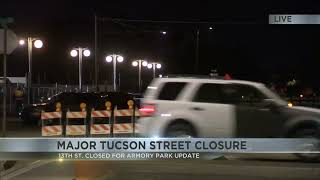 Traffic alert: Major downtown Tucson road closed for construction