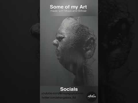 Non-AI Art #cgi #maya #bifrost  #3dart  #vfxshorts #shorts