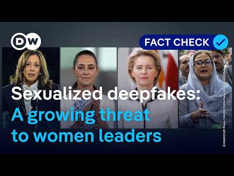 ファクトチェック：女性政治家を狙った性的ディープフェイクコンテンツ | DW News (Fact check: Female politicians as a target for sexualized deepfake content | DW News)