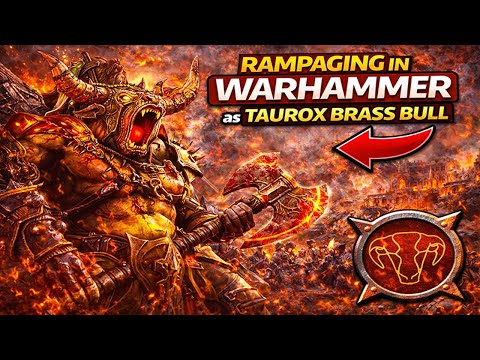 Rampaging in Warhammer as Taurox Brass Bull