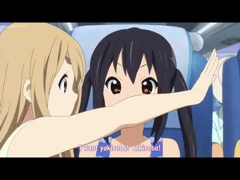 Mugi-chan cracked her voice moment | K-on!!