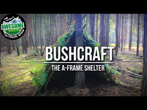 Bushcraft Shelters - The A Frame Shelter | TA Outdoors