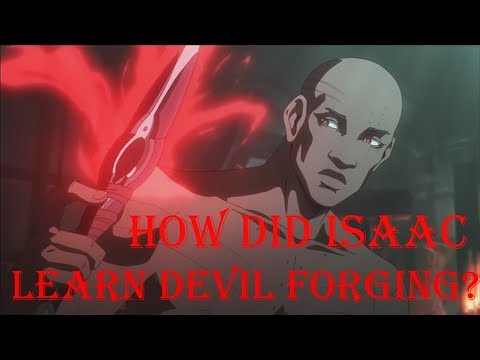 How did Isaac learn Devil Forging?
