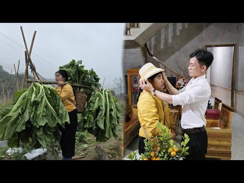 TIÊU earned $200 from harvesting a giant cabbage - and was surprised when CEO Lee gave him a gift.