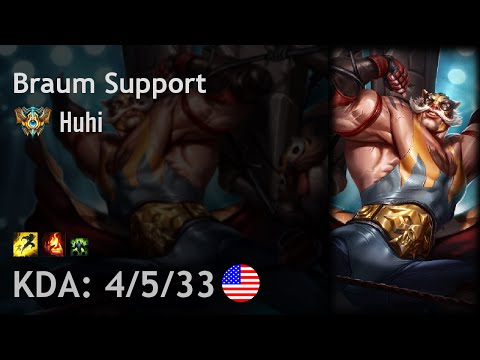 Braum Support vs Sona - Huhi - NA Challenger Patch 6.17