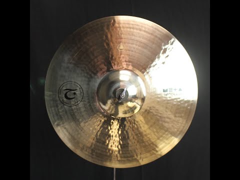 Turkish 18" Meta Brilliant Crash - 1406g (video demo) image 2