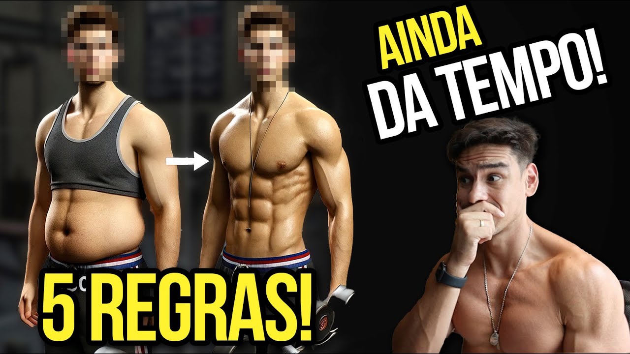 5 REGRAS para perder gordura de forma RÁPIDA e SEGURA! *Não erre nisso!*