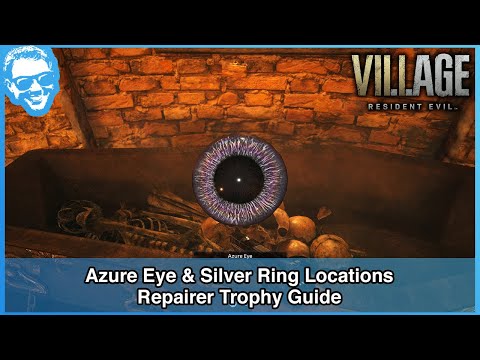 Azure Eye & Silver Ring Location Guide - Full Narrated Walkthrough - Resident Evil Village [4k HDR]
