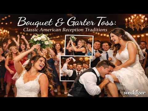 Bouquet & Garter Toss EXPLAINED ???? | Fun Wedding Traditions You Need to Know!