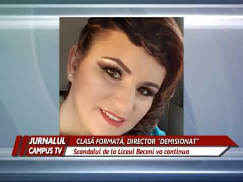 LICEUL BECENI: CLASA FORMATA, DIRECTOR "DEMISIONAT"