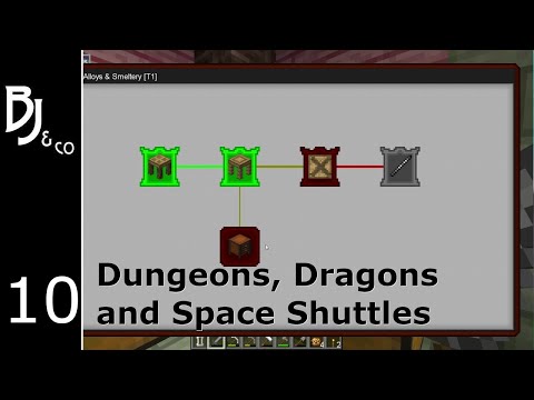 BJ & Co - Dungeons Dragons and Spaceshuttles - Ep 10 - Blacksmith's Workshop, Iron tools, Pattern Chest