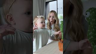 Our baby’s reaction to the infamous CACTUS TOY 😳#kayandtayofficial #couples
