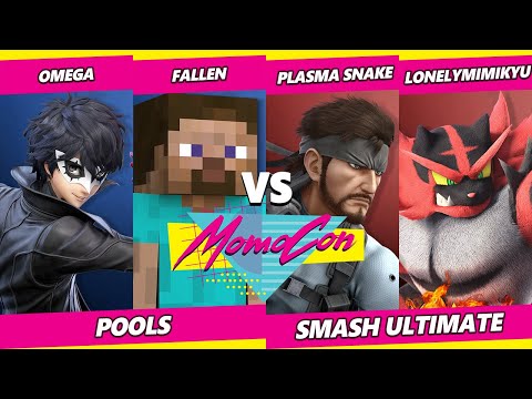 MomoCon 2022 - omega & Fallen Vs. Plasma Snake & lonelymimikyu - SSBU Ultimate Tournament