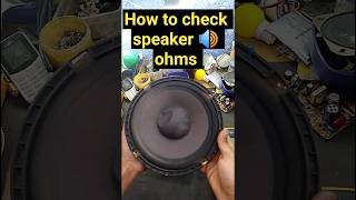 Download lagu how to check speaker ohms with multimeter #shorts #viral mp3 Download lagu how to check speaker ohms with multimeter #shorts #viral mp3