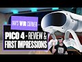 Pico 4 VR Headset - First Impressions Review & Quest 2 Comparison - Ian's VR Corner