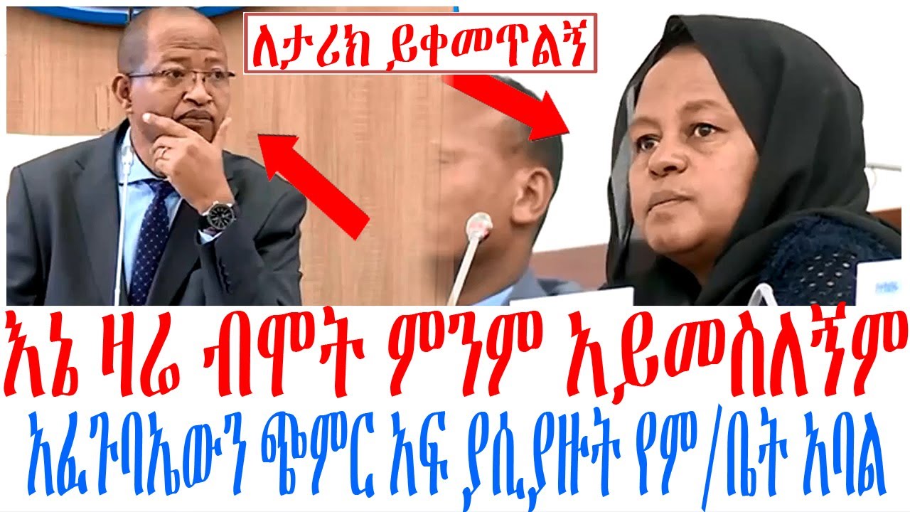 እኔ ዛሬ ብሞት ምንም አይመስለኝም አፈጉባኤውን ጭምር አፍ ያሲያዙት የምቤት አባል