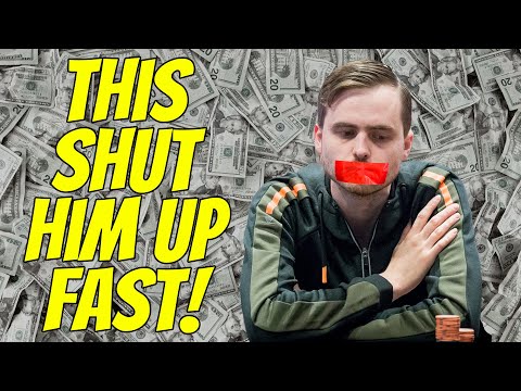 The Most Controversial Trash Talking Poker Player Shuts Up