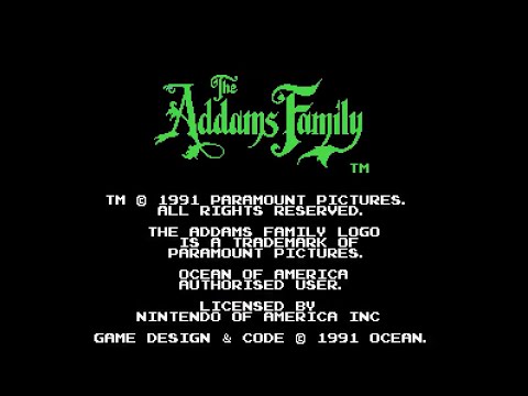 NES Longplay [023] The Addams Family (US)