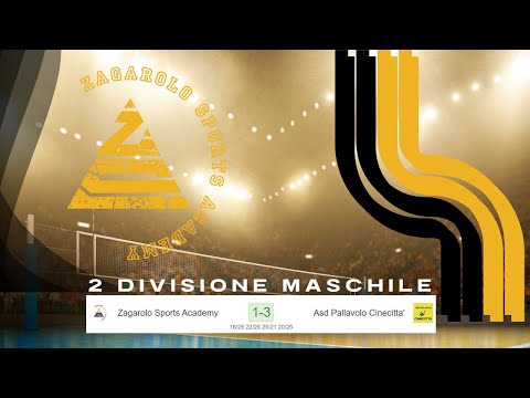 2 DIV MASCHILE ZAGAROLO SPORT ACADEMY - CINECITTA' 1-3