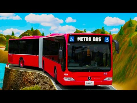 Bus simulator Metro - Off-road bus simulator game - Android gameplay by 5 Million games #2