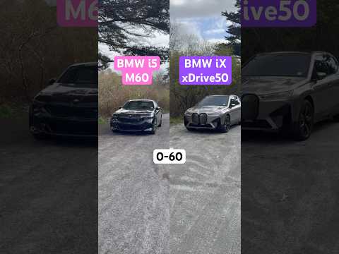 Thumbnail for BMW i5 M60 vs BMW iX xDrive50 0-60 by BMW iX
