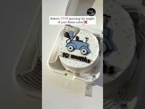 Stop guessing the weight of your bento cakes! Check out the description!