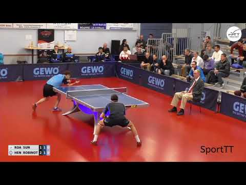 Pro A Sun Chia-Hung vs Quentin Robinot [ 2017/2018 ]