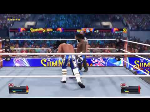 Cedric Alexander Vs Seth Rollins For The X Division Championship