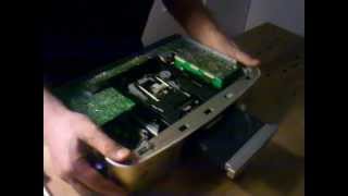 Opening and repairing Denon S 101 CD DVD rack