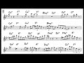 Lester Young - Tea For Two solo transcription